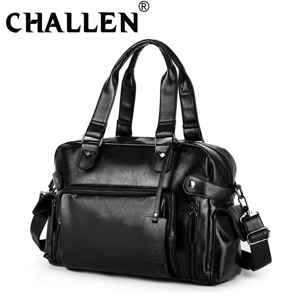 Мужская Корейская версия классической сумки через плечо вместительные дорожные