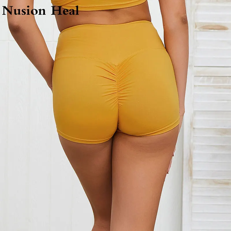 NUSION HEAL женские s ходовые шорты йоги колготки для бега короткие женские спортивные крутые женские шорты для фитнеса Женские беговые шорты