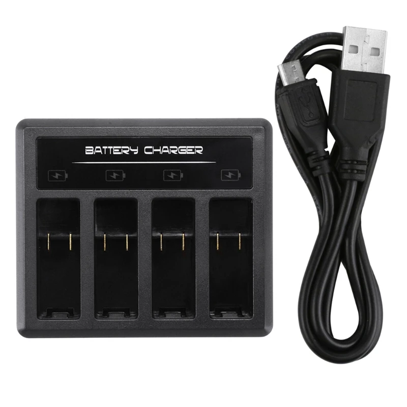 

R91A DC 5V 2A 4-Slot Charger USB Type-C Battery Charging Station for Hero 5 6 7 8