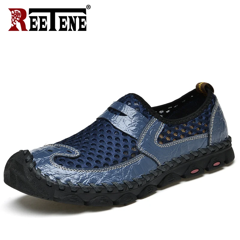 Удобные повседневные мужские кроссовки REETENE дышащая спортивная обувь мужская