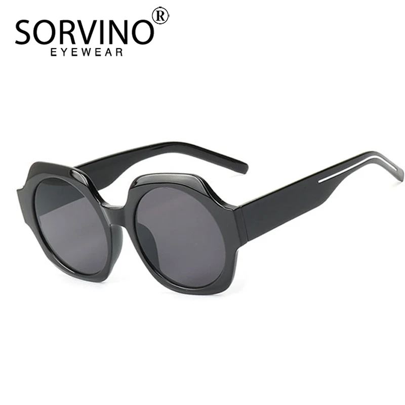 Мужские и женские солнцезащитные очки SORVINO винтажные Овальные Солнцезащитные с