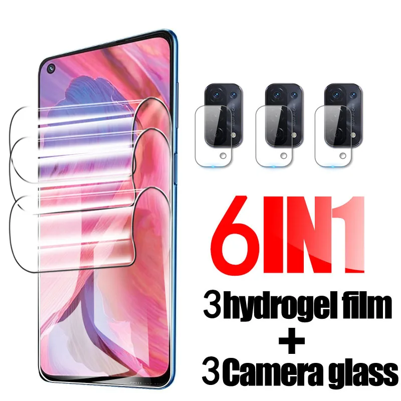 

Protection Glass For OPPO A94 A93s A93 A74 A55 A54 4G 5G A53s 5G A35 A16s A16 F19 Pro Hydrogel Film Screen Protective Cover Film