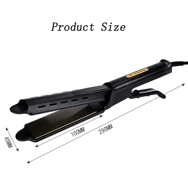 infrared hair iron Профессиональный электрический выпрямитель для волос 4 передач регулировка температуры волос плоский Утюг выпрямление волос Паровая керамическая паровая укладка