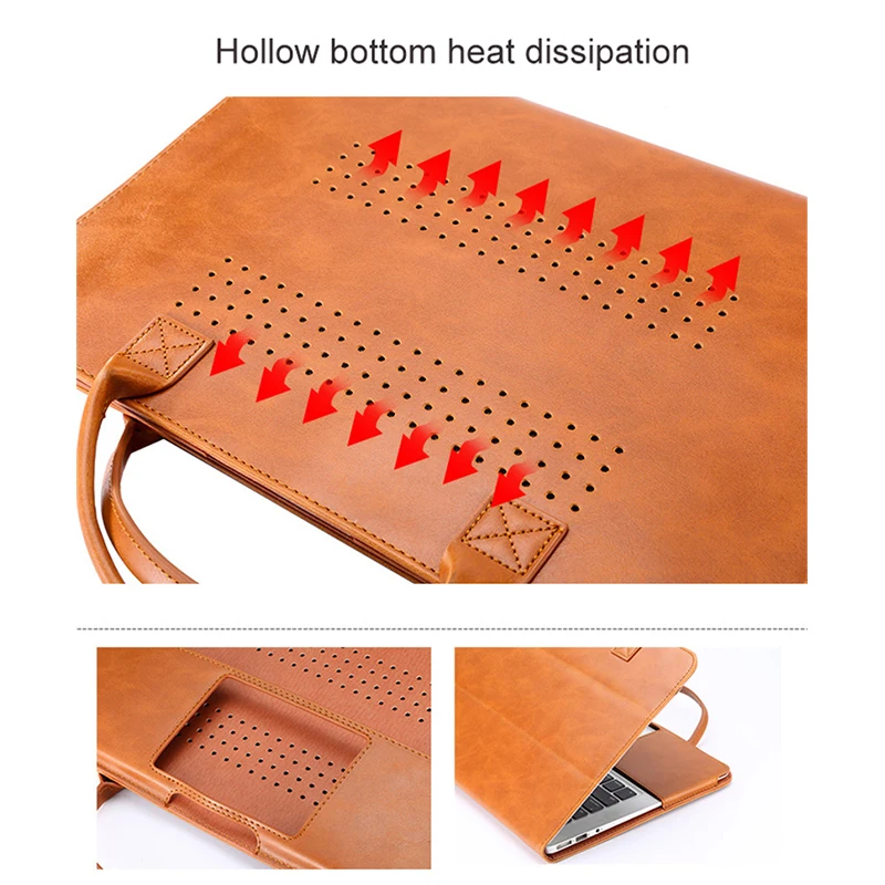 Модный чехол из искусственной кожи для ноутбука Macbook Air Pro 11 12 13 15 Retina|Сумки и чехлы