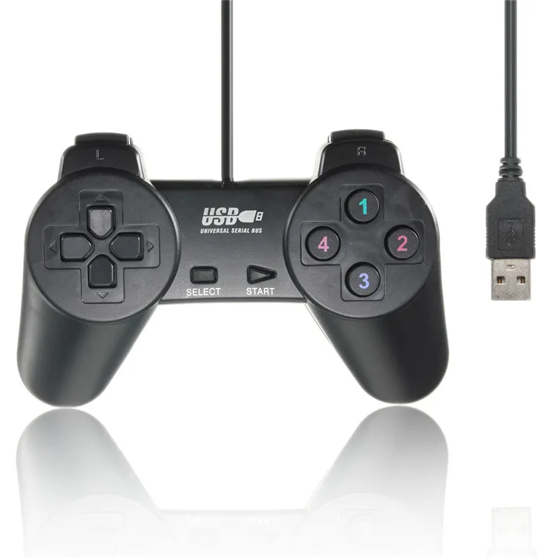 Wired USB 2.0 10 Keys Game Controller Gamepad Joystick Joypad for PC Laptop Computer XP Vista Windows 7 Pad Controle | Электроника