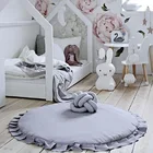 Декор комнаты фото реквизит домашнее Одеяло детский коврик для лазания детский игровой коврик детское одеяло для ползания круглый коврик игровой домашний коврик для детей