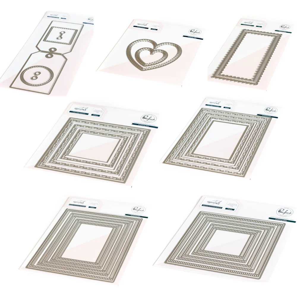 

Металлические Вырубные штампы с базовой рамкой BoundaryDIY Скрапбукинг Фотоальбом декоративное тиснение бумажная карта рукоделие штамп