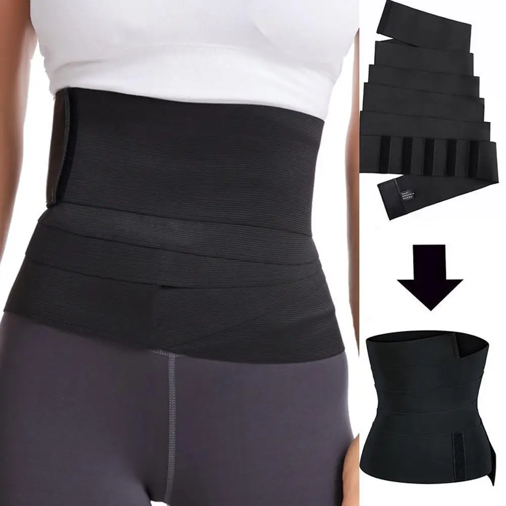 

1Pcs Abdomen Waist Belt Waist Trainer Women Slimming Sheath Bandage Wrap Body Shaper Tummy Shapewear Trimmer Belt Stretch Bands