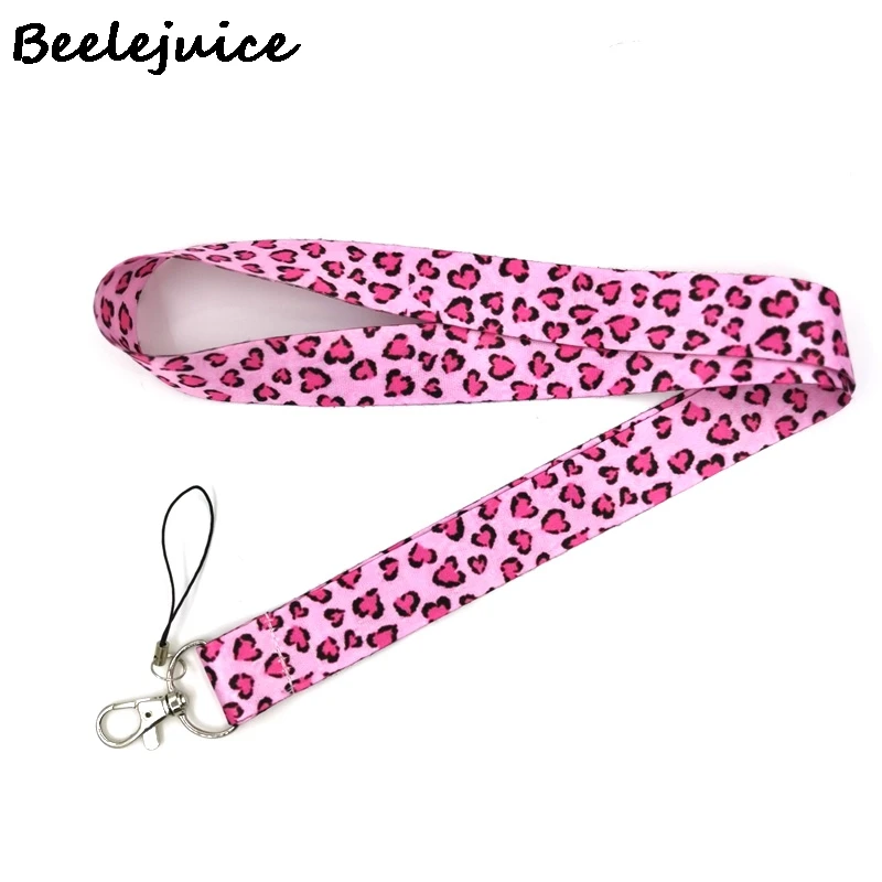 Чехол для кредитных карт с розовым леопардовым узором держатель удостоверения