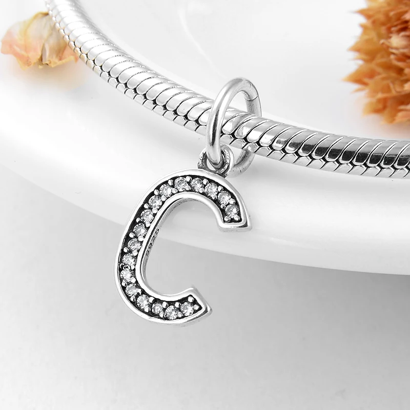 Подходит для тонкой талисманы Серебро 925 оригинальный браслет реальная