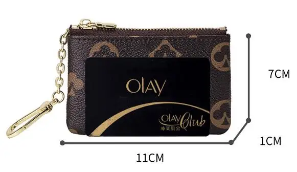 Мини-кошелек полукруглая однотонная холщовая с цветочным принтом для монет