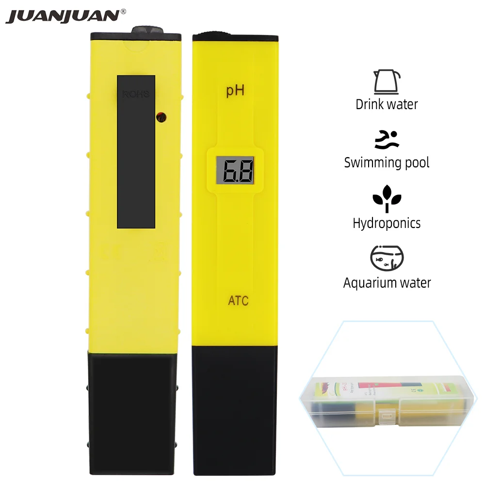 

Digital PH Meter Pocket Pen Water test PH-009 Tester IA 0.0-14.0pH for Aquarium Pool Water Laboratory 30% Off