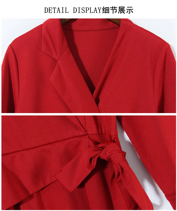 

2021 spring and autumn new dresses, women's slim fit dresses, solid color long-sleeved dresses,