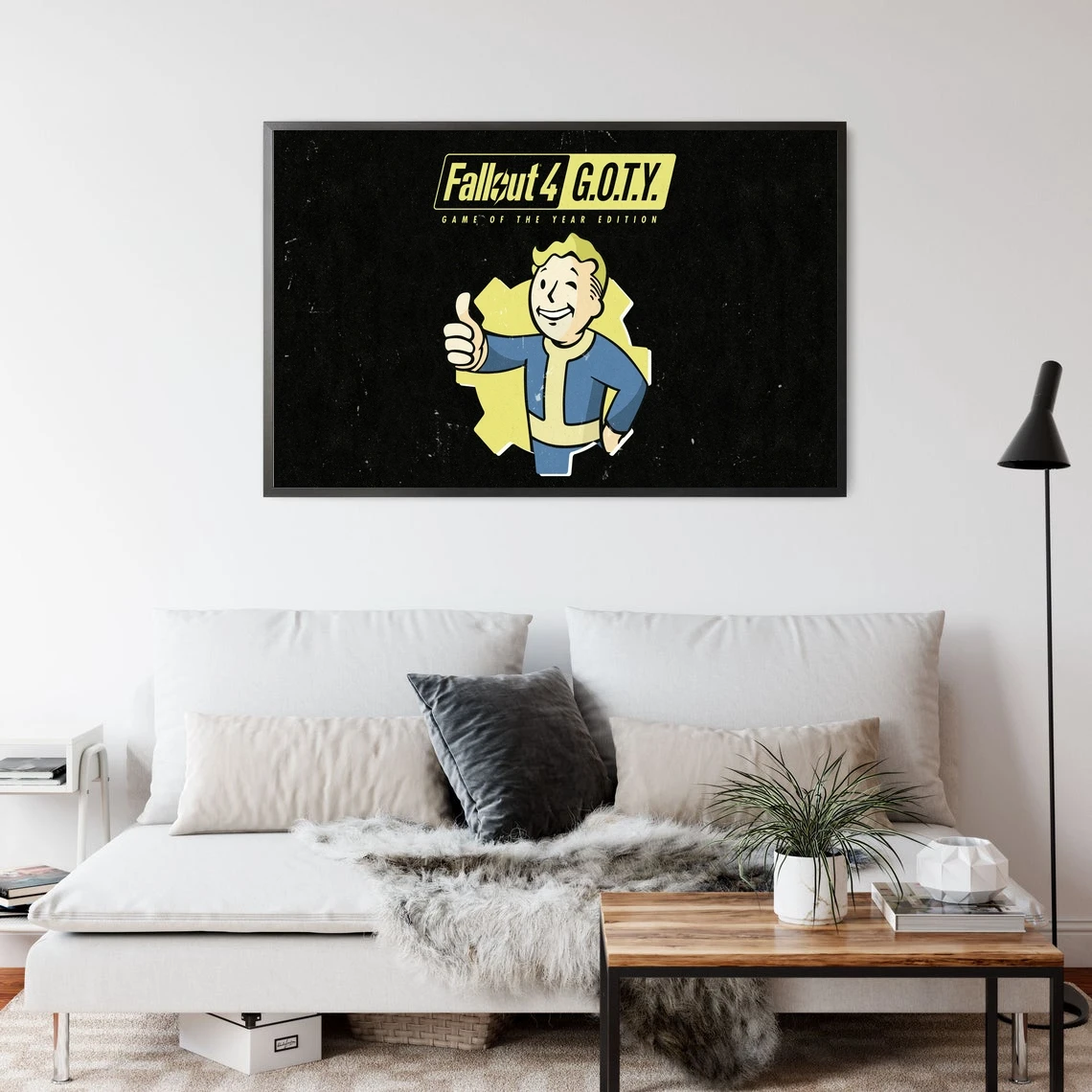 

Fallout 4 Video Game Canvas Poster Home Wall Painting Decoration (No Frame)