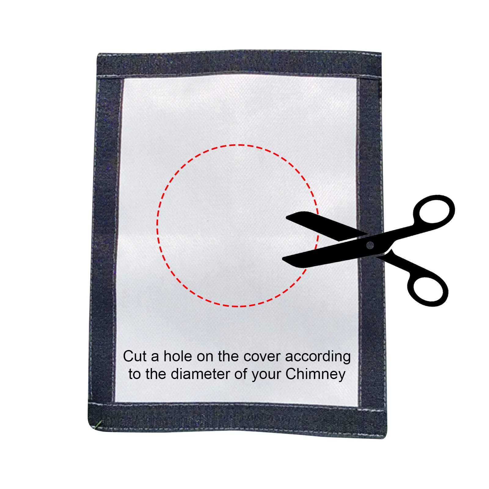 

32*25cm Camping fireproof fiber Fireproof Cloth for Tents Tent Stove Jack Fire Resistant Pipe Vent Accessories can be cut