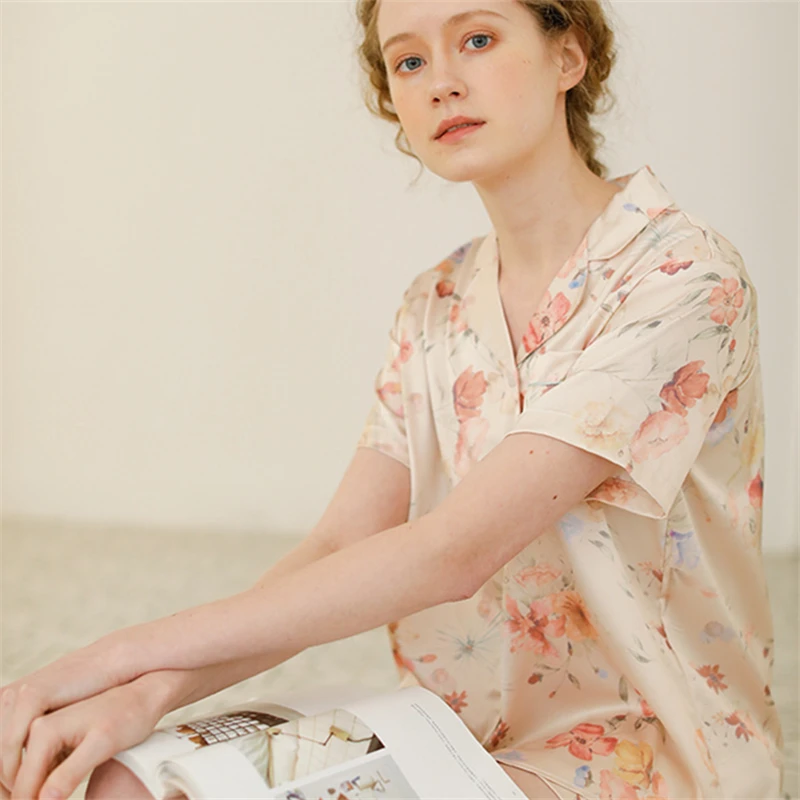 2020 короткие пижамы летние женские сексуальные Mujer Домашняя одежда Комплект для