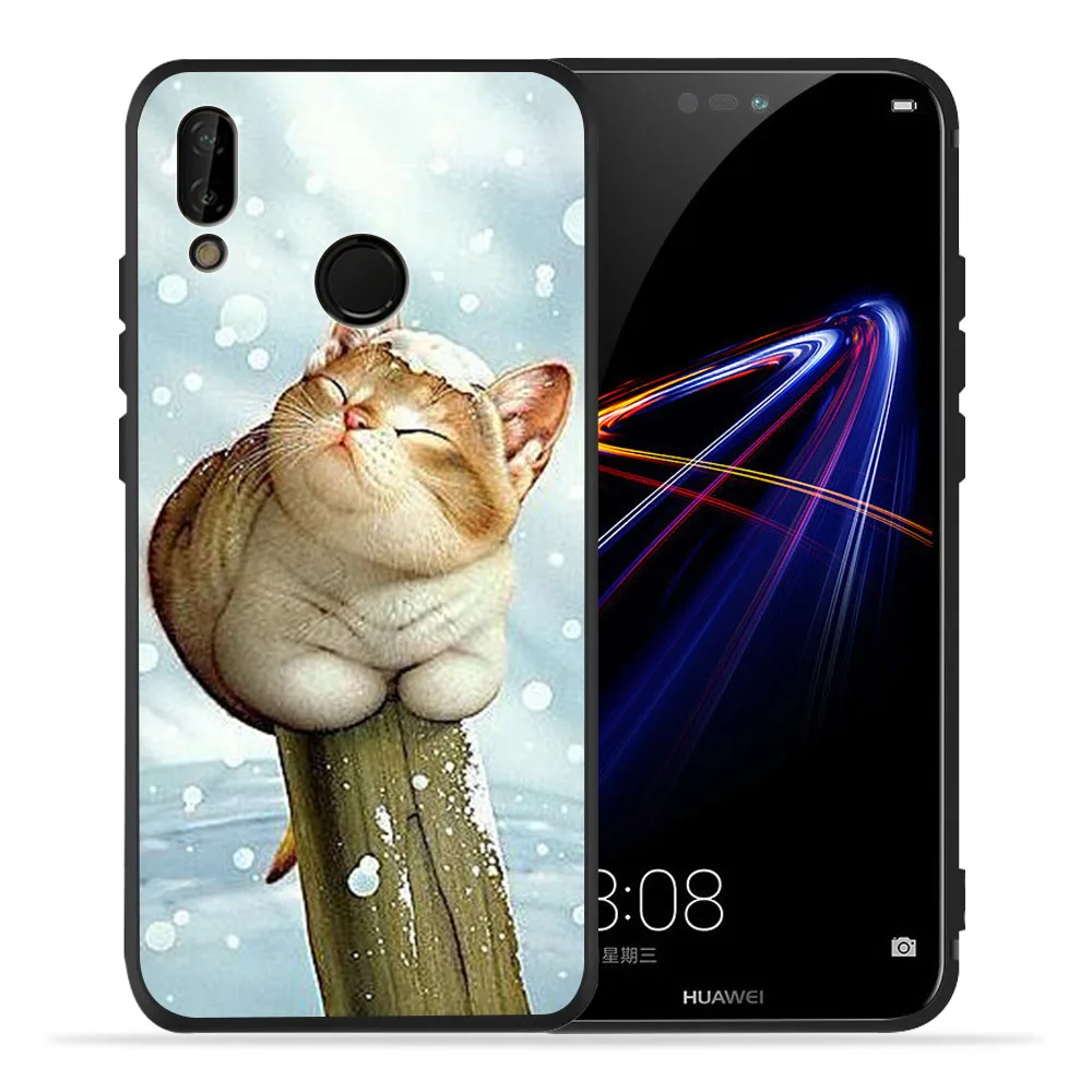 Чехол накладка с котенком для Huawei Mate 30 Pro 10 20 Note 8 9 Plus|Бамперы| |