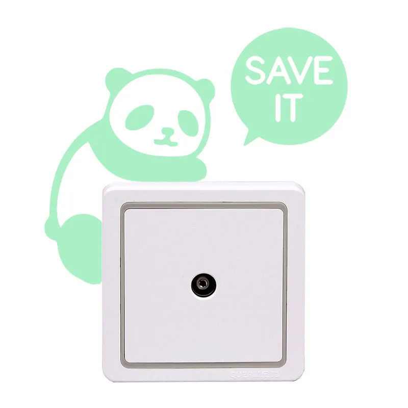 Светящаяся панда мультяшный переключатель наклейки светящаяся наклейка