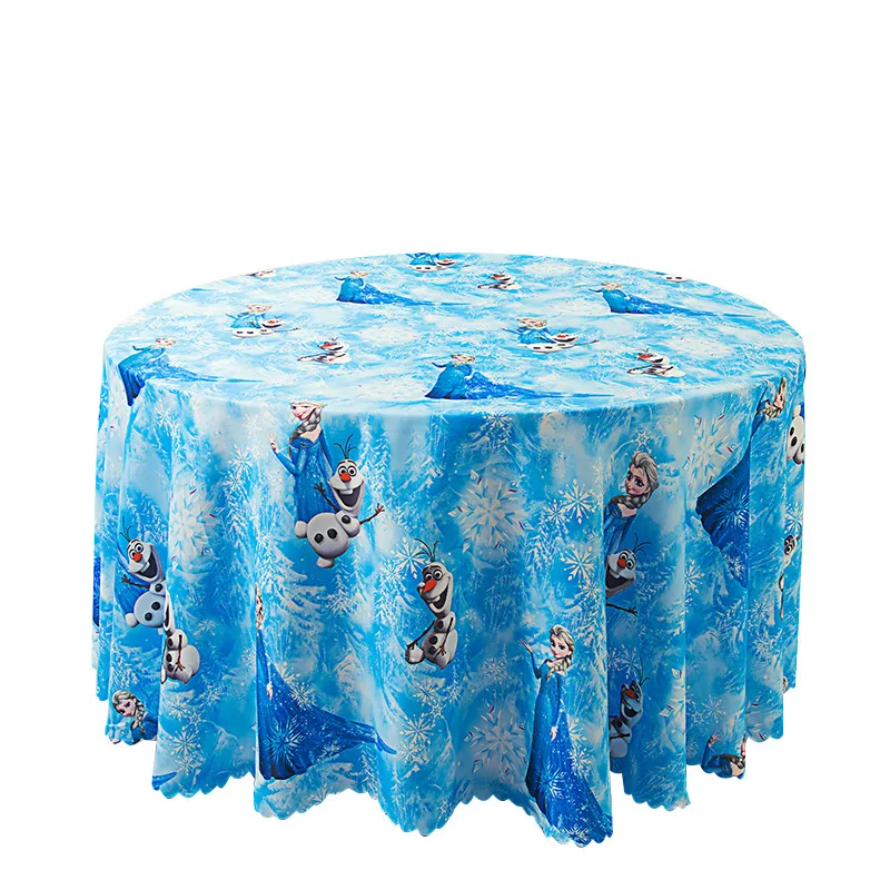 3style 1pcs Минни Микки и "Холодное сердце" Вечерние скатерти украшения на вечеринку дня рождения поставки детский душ скатерть день рождения ребенка - Цвет: 3style 1pcs