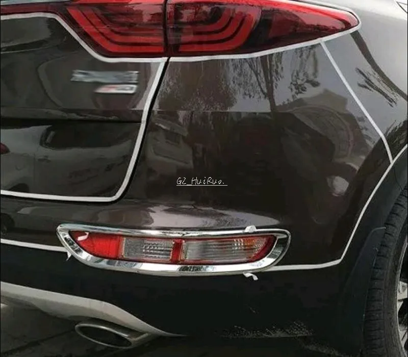 Для Kia KX5 Sportage QL 2016 2017 2018 ABS хромированный задний светильник абажур для лампы с