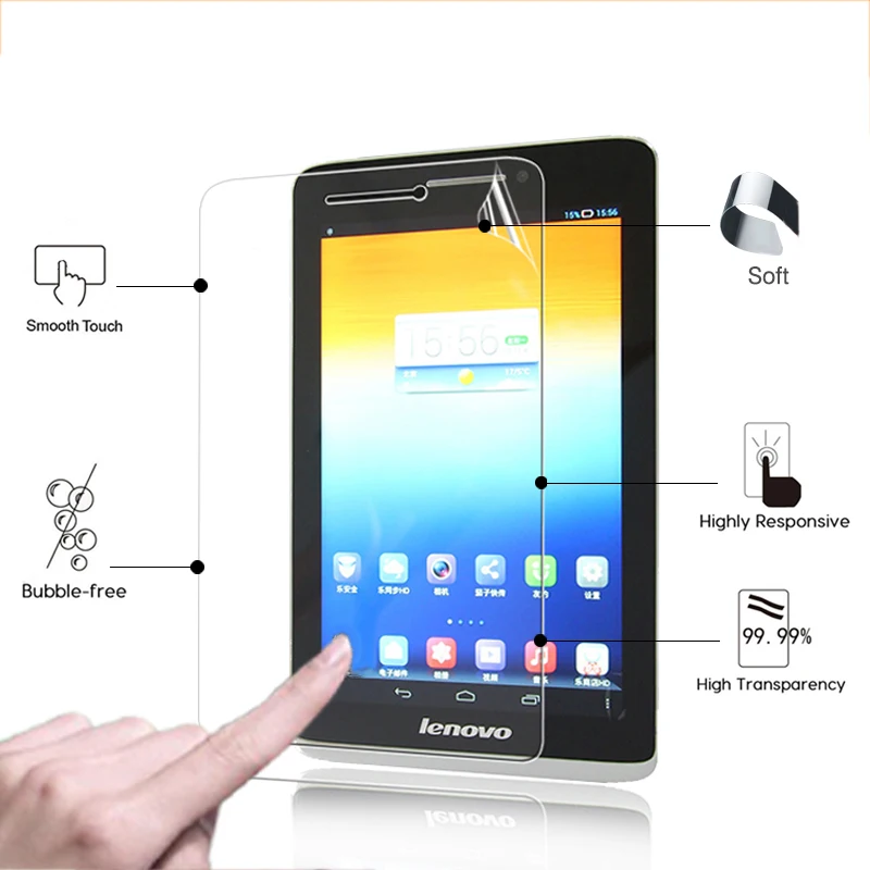 

Premium clear Glossy protective coverFor Lenovo IdeaTab S5000 7.0" tablet pc Anti-Scratches HD LCD Screen Protector Film + tool