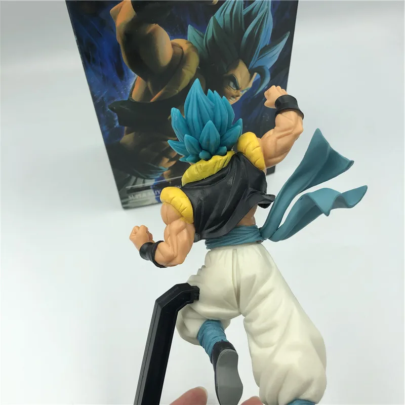 Фильм Ver. Dragon Ball Z Gogeta голубые волосы против супер броли конечный солдат DBZ Гоку Вегета Супер Саян фигурка 20 см