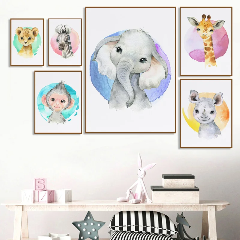 

Картина на холсте с изображением животных