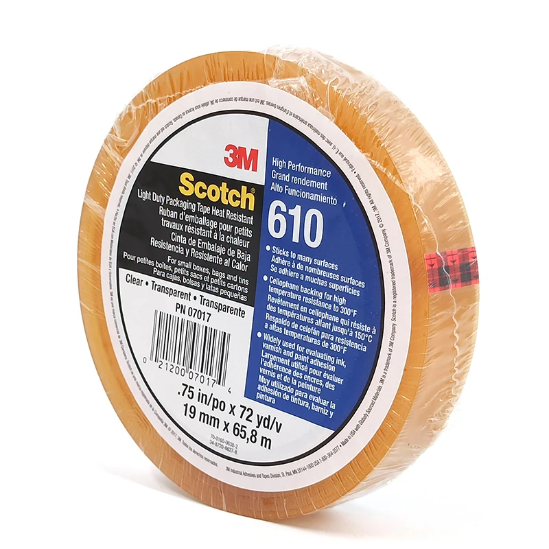 

Термостойкая упаковочная лента 3M Scotch 610, прозрачная светильник Кая