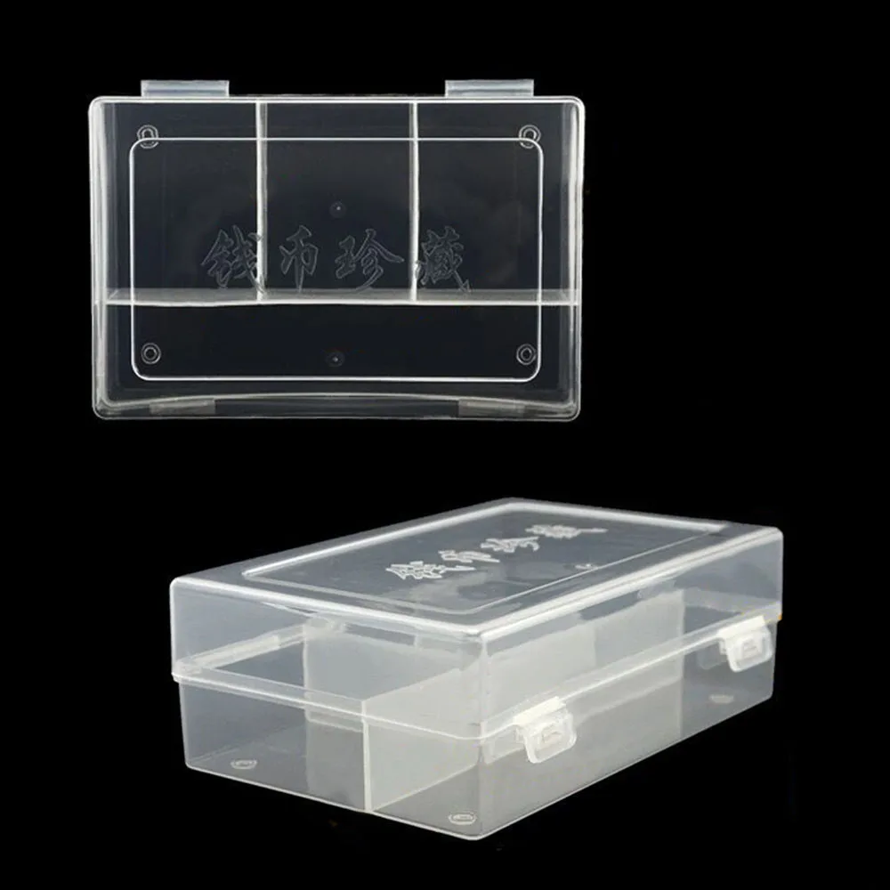

1pc Collectibles Coins Storage Box Holder Safety Protection Container Organizer