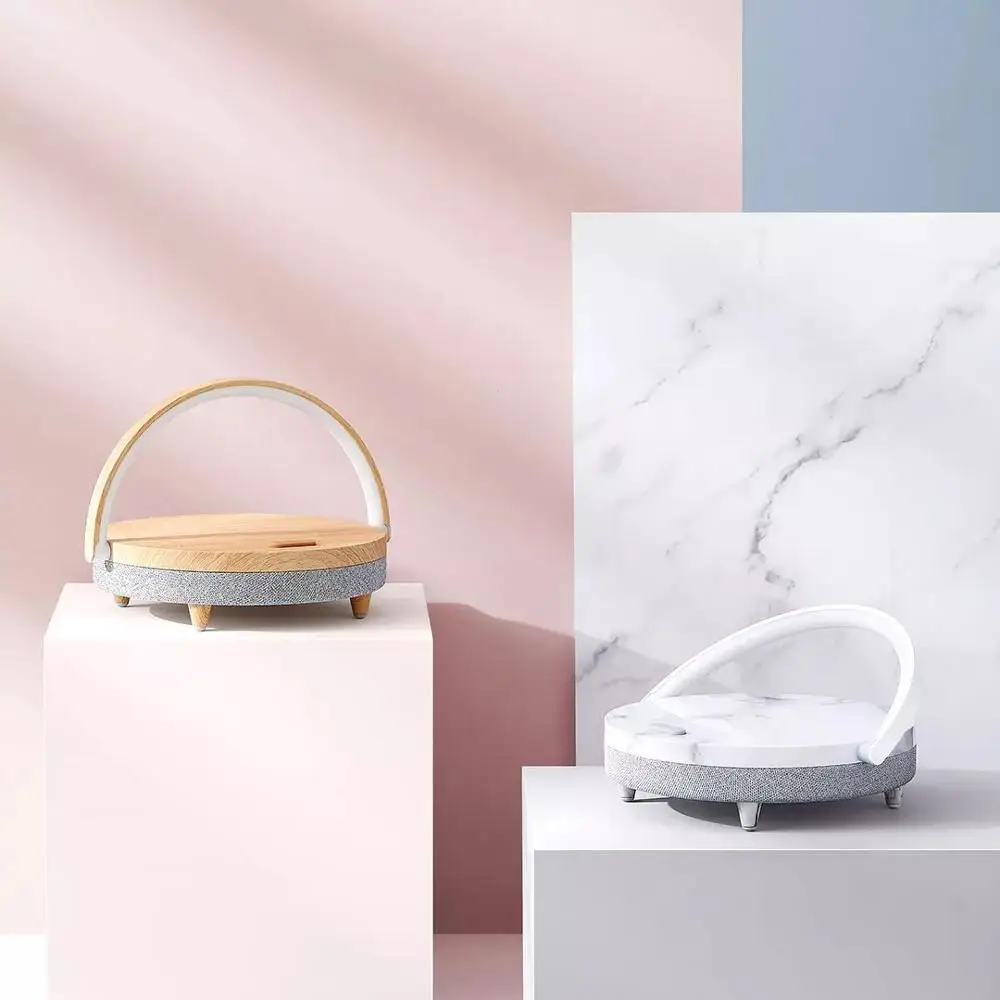 

Xiaomi EZVALO Wireless Charging Desk Lamp Bluetooth Speaker Mobile Phone Holder Stand Multifunctional 4 In 1 With Type C For Hom