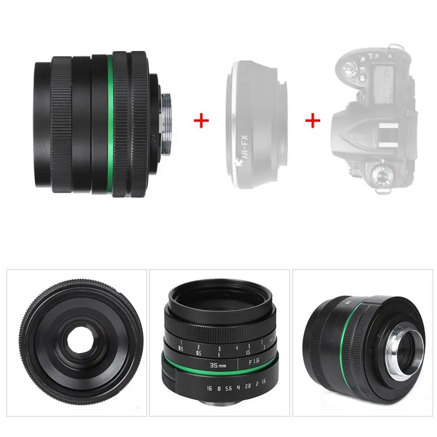 Объектив lente para 35 мм F1.6 C для объектива APSC Foucsing с переходным кольцом камер Sony