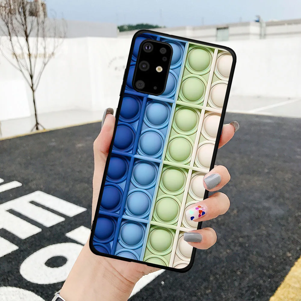 

Bubble Fidget Reliver Stress Antistress For Samsung S21 S20 S7 S8 S9 S10 Plus Note 9 10 20 Ultra Fashion Cover Coque Fundas