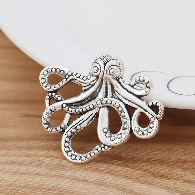 10 штук Осьминог кальмары Подвески для ювелирных изделий фурнитура