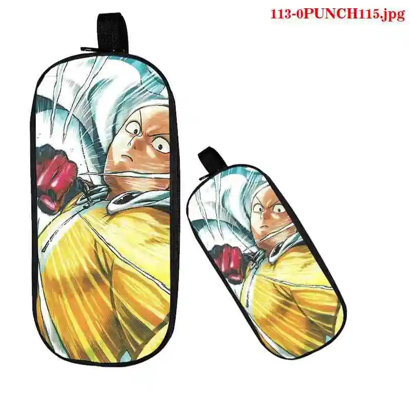 

ONE PUNCH MAN Prints children3d Boys Girls School Bags Travel Backpack Bolsa 3d with Crossbody Bag Pen Bags