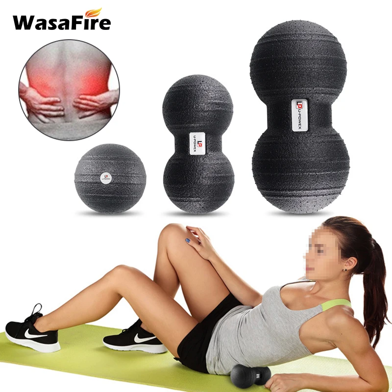

Hot Sale EPP Fitness Peanut Massage Ball Set Lacrosse ball for Shoulder Back Legs Rehabilitation Therapy Training Dropshipping