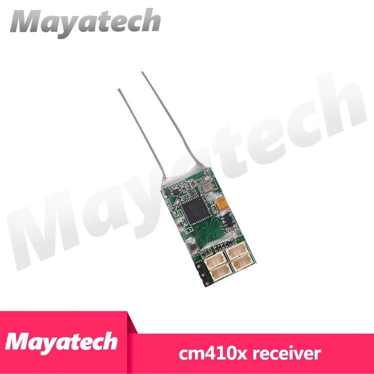 cm410x Receiver Dsmx DSM2 удаленный приемник для Spektrum DX6I DX18 DX8 DX9 DEVO10 передатчик, REDCON CM410X-4Ch приемник PPM JST 2,4G - Цвет: cm410x Receiver