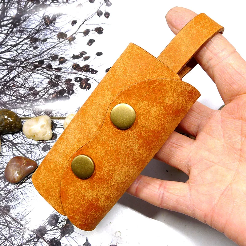 Blongk Mini Key сумка чехол для ключей Дом натуральная кожа органайзер мужской