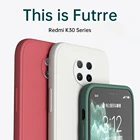 Оригинальный квадратный жидкий силиконовый чехол для Xiaomi Redmi K30 Pro K30i K30S Ultra, защита объектива камеры, мягкая задняя крышка для телефона K30Pro