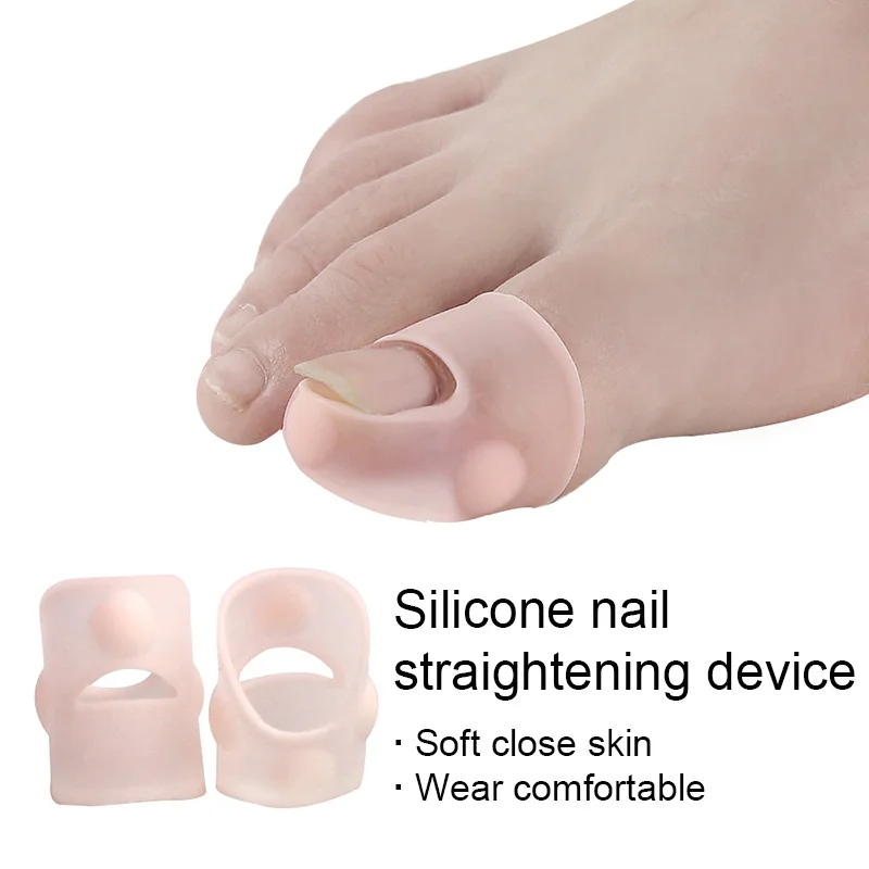 2 шт. восстановить ногти Силиконовые ногтей Ортодонтическое приспособление