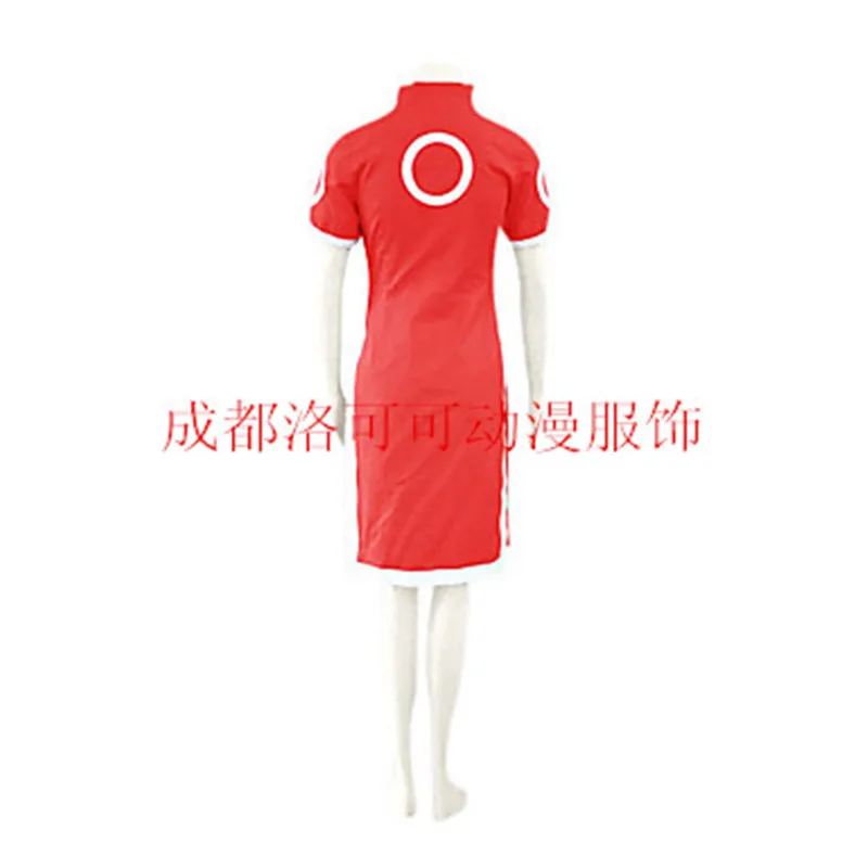 

Can be customized Anime Naruto CosplayHaruno Sakura Uniform Dress Set Cos Halloween Party Costume Full set Dress + Shorts