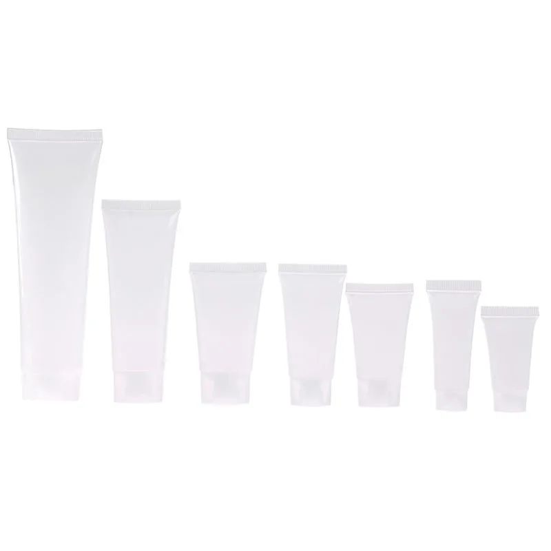 

1pc Polish Empty Clear Tube Cosmetic Cream Lotion Container Makeup Bottle New