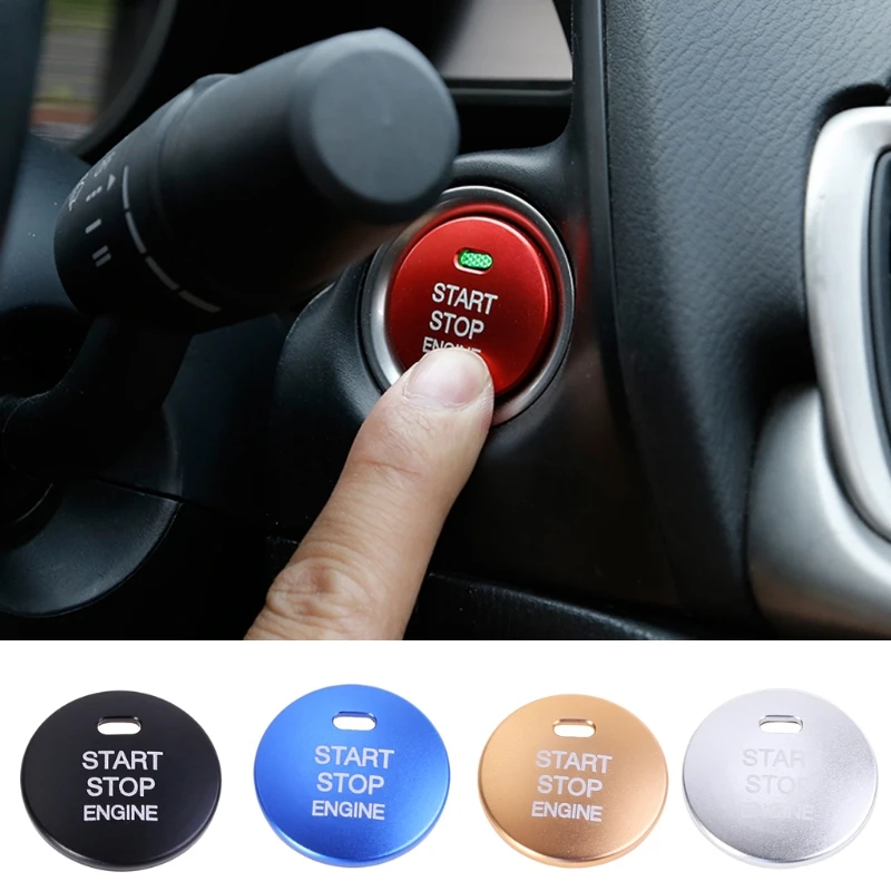 Кнопка запуска двигателя сменная крышка аксессуары для стоп ключей украшение