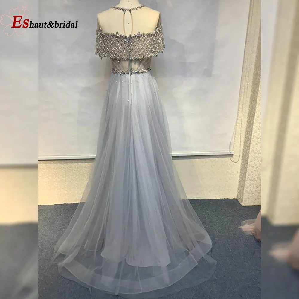 Роскошные вечерние платья для женщин Длинные ручной работы с открытыми плечами и