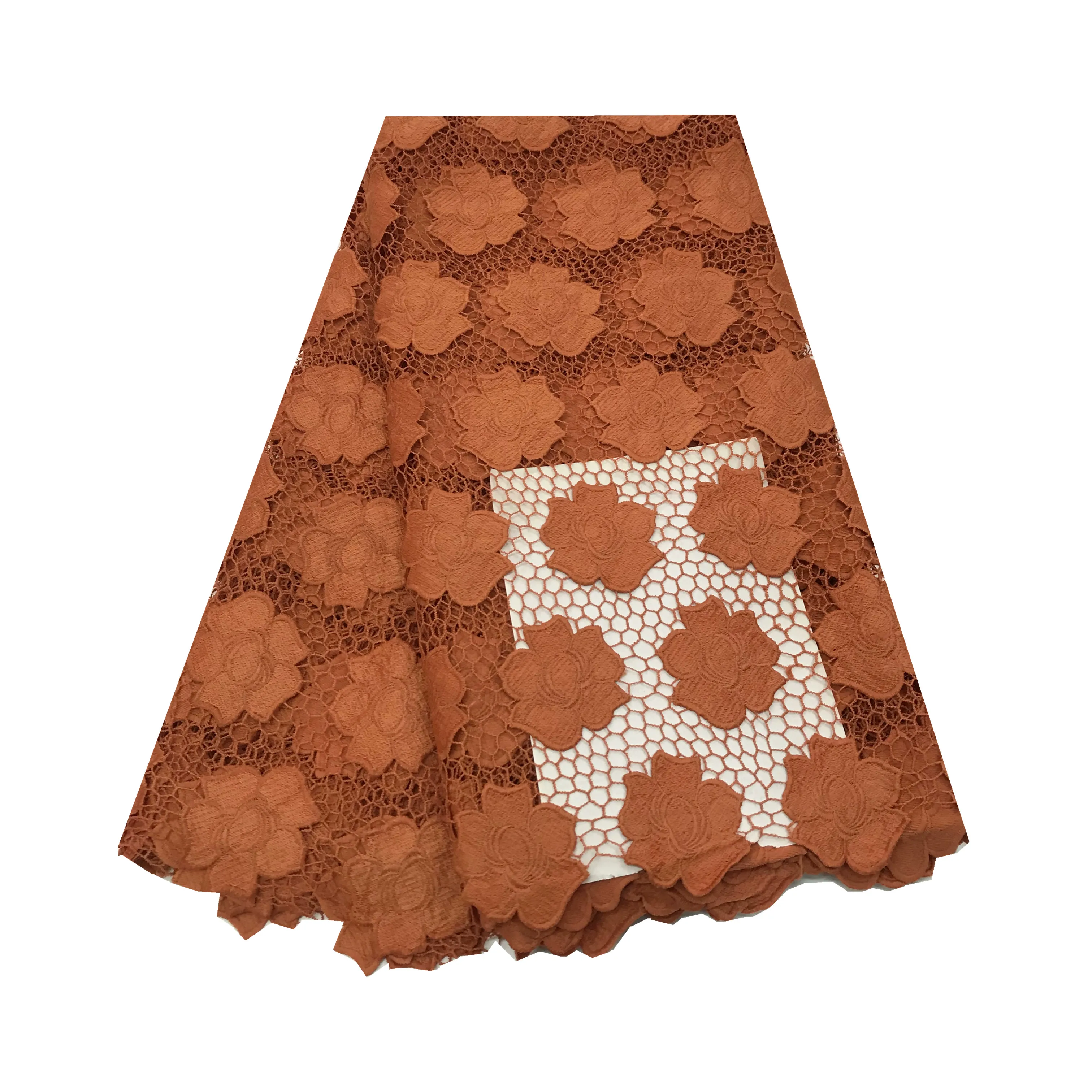 DIY Швейные материалы карамельный шнур кружева африканская ткань 100% хлопок белый