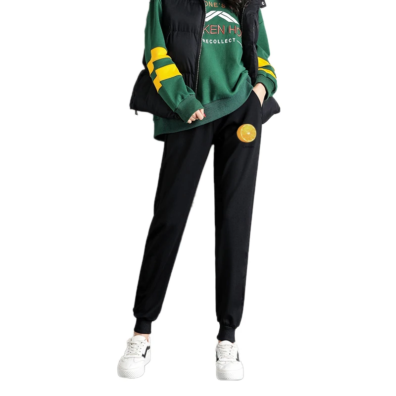 

2020 New Womens Panrs Streetwear Printed Letters Drawstring Sweatpants Female Casual Hip Hop Harajuku Pants Women Trousers