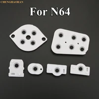 chenghaoran 2sets replacement silicon rubber pad a b x y d pad buttons for nintendo n64 controller