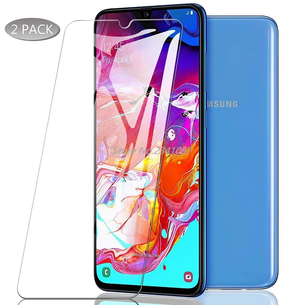 С уровнем твердости 9H 2.5D Защитная пленка для экрана 2 шт. HuaWei Y5 Y6 Y7 Y9 2019 протектор