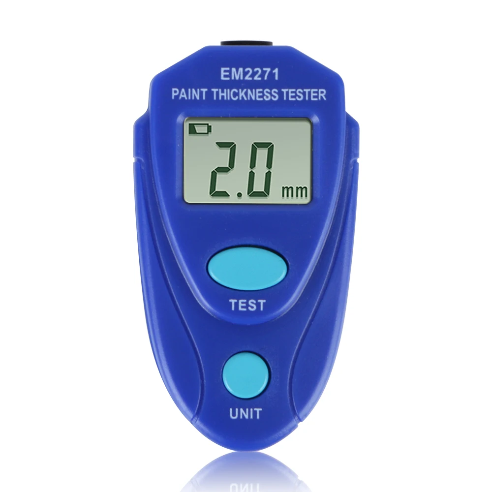 

Car Accessories Mini Car Paint Thickness Meter Manual Digital EM2271 Paint Thickness Gauge Digital Display Auto Coating