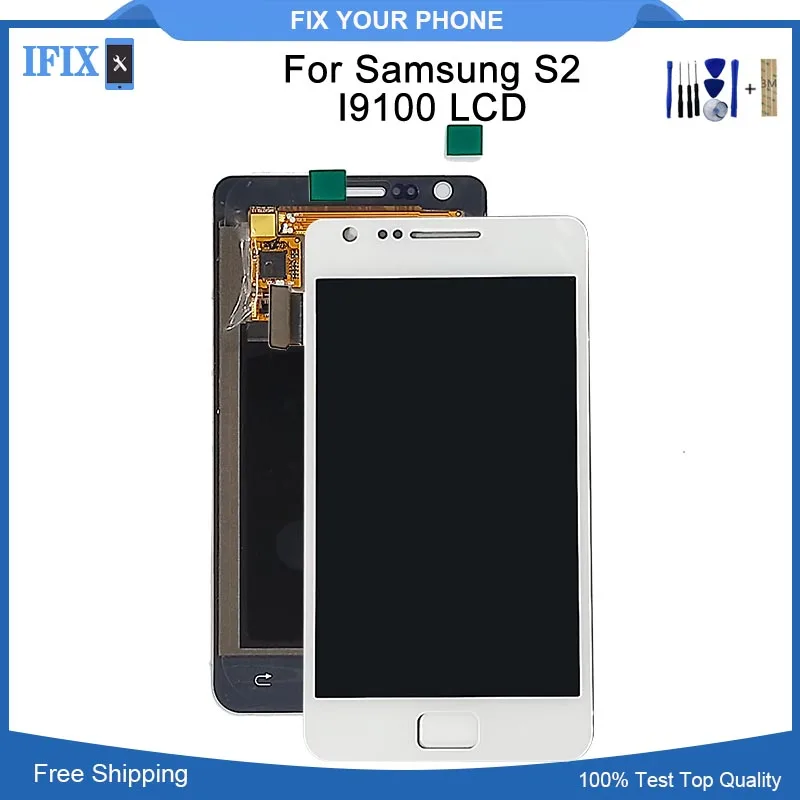 4 3 &quotдля Samsung Galaxy S2 I9100 ЖК дисплей с кодирующий преобразователь сенсорного экрана