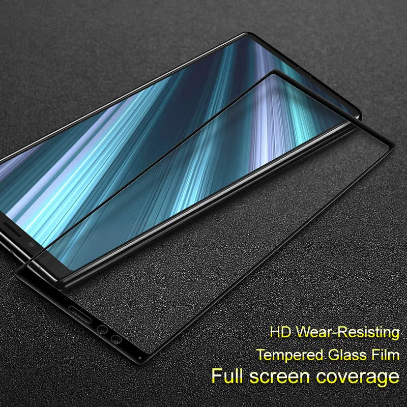 IMAK полное покрытие для Sony Xperia 1 закаленное стекло 10 протектор экрана